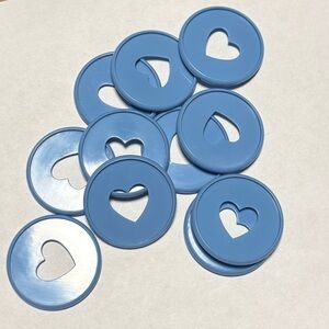 Powder Blue Plastic Happy Planner Expansion Discs